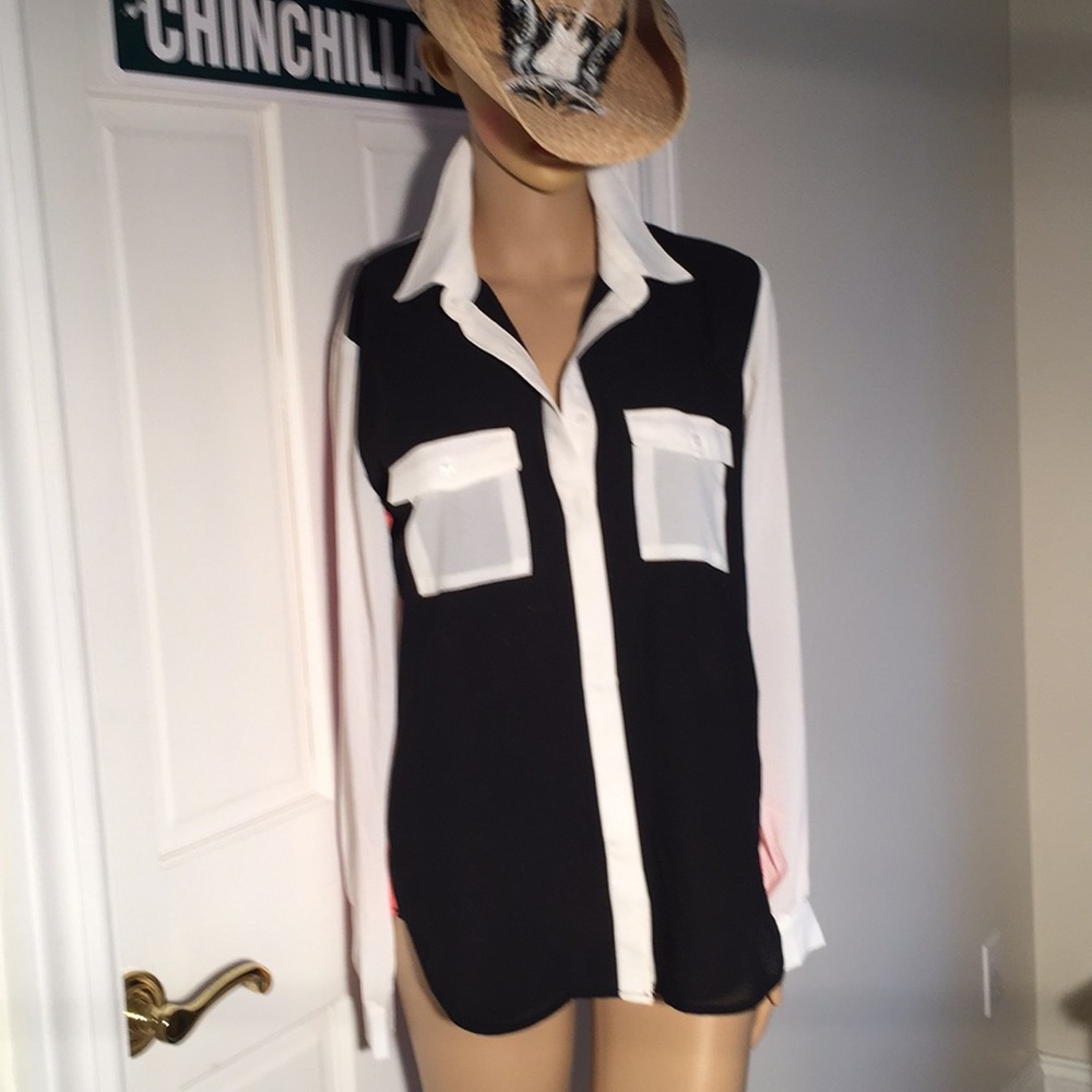 Nwt Blouse Multi Colored! - image 1